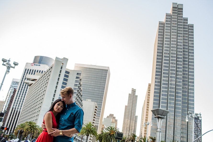 Engagement Session at the Embarcadero and Golden Gate Park