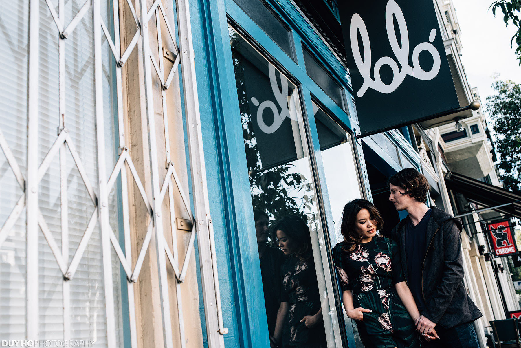 san francisco engagement photos in the mission at lolo