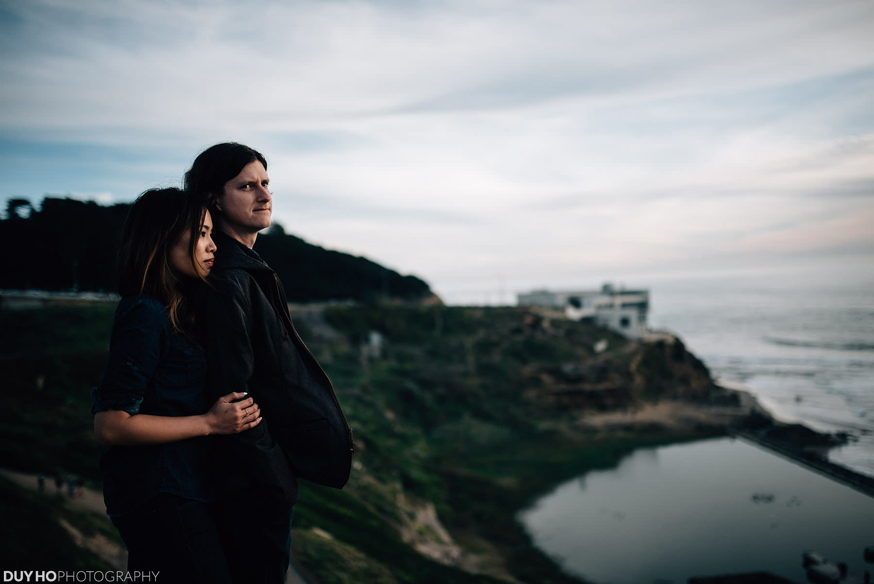 land's end engagement photo