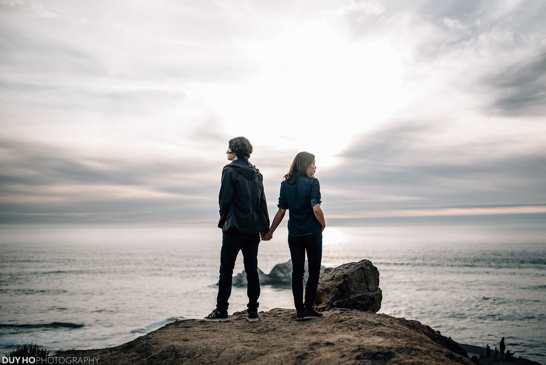 land's end engagement photo