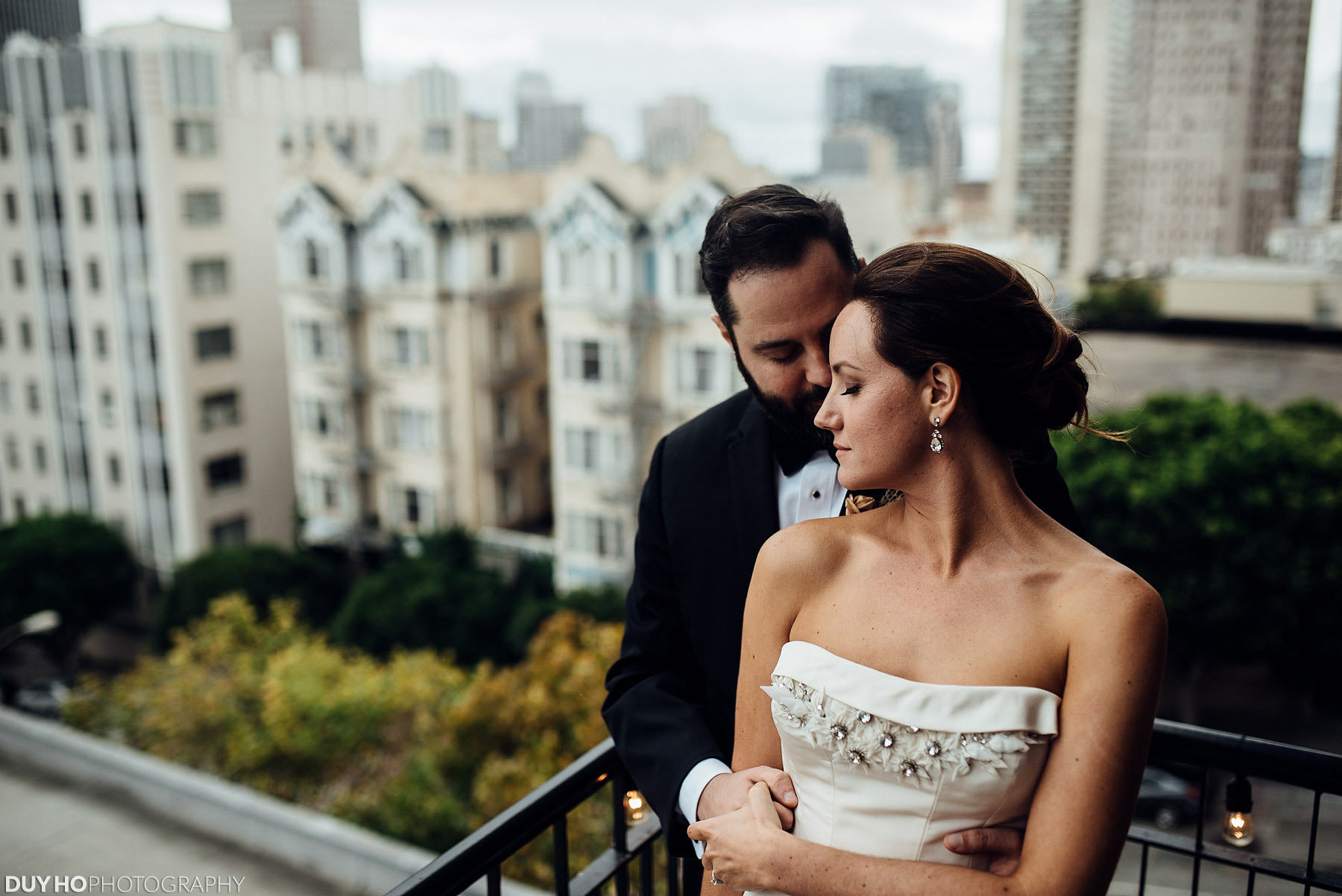 Portraits at University Club SF Wedding Photo