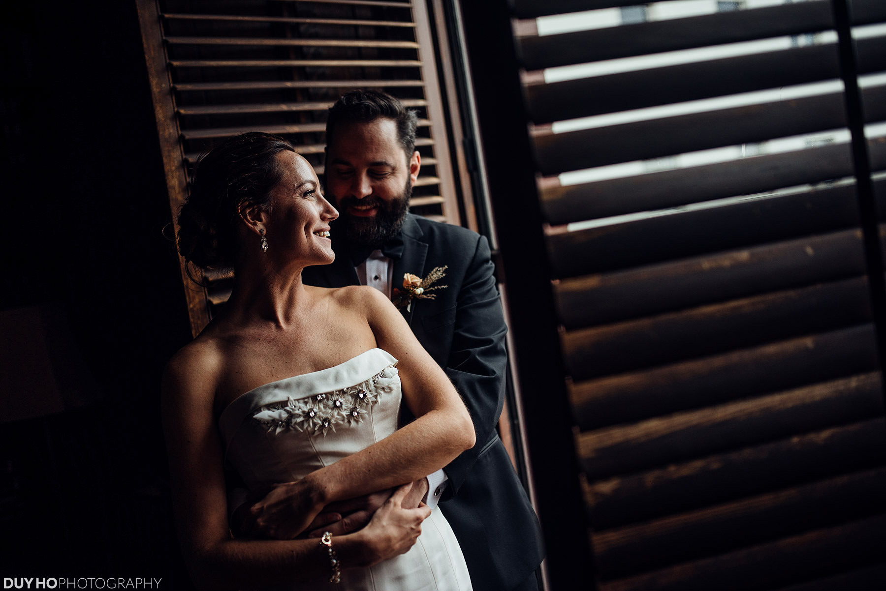 Bride & Groom Portrait University Club SF Wedding