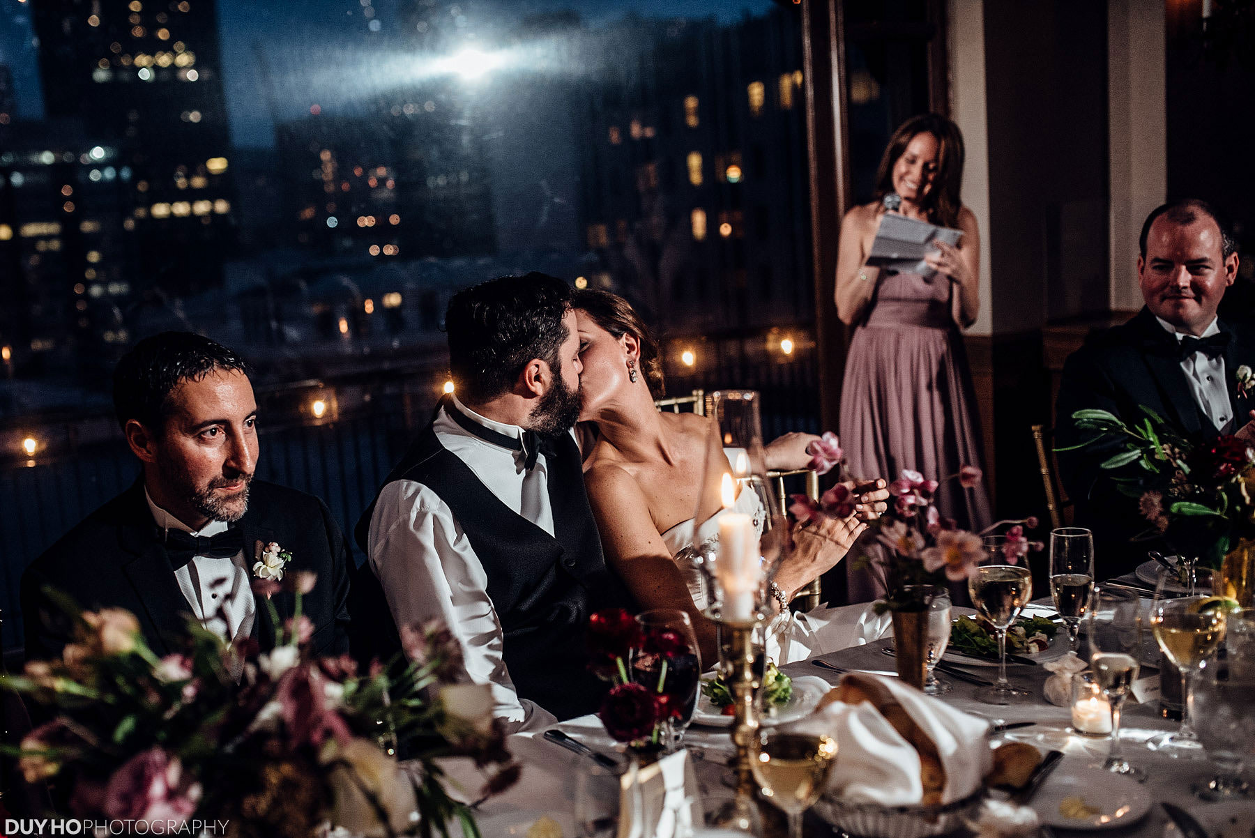 Reception at University Club SF Wedding Photo