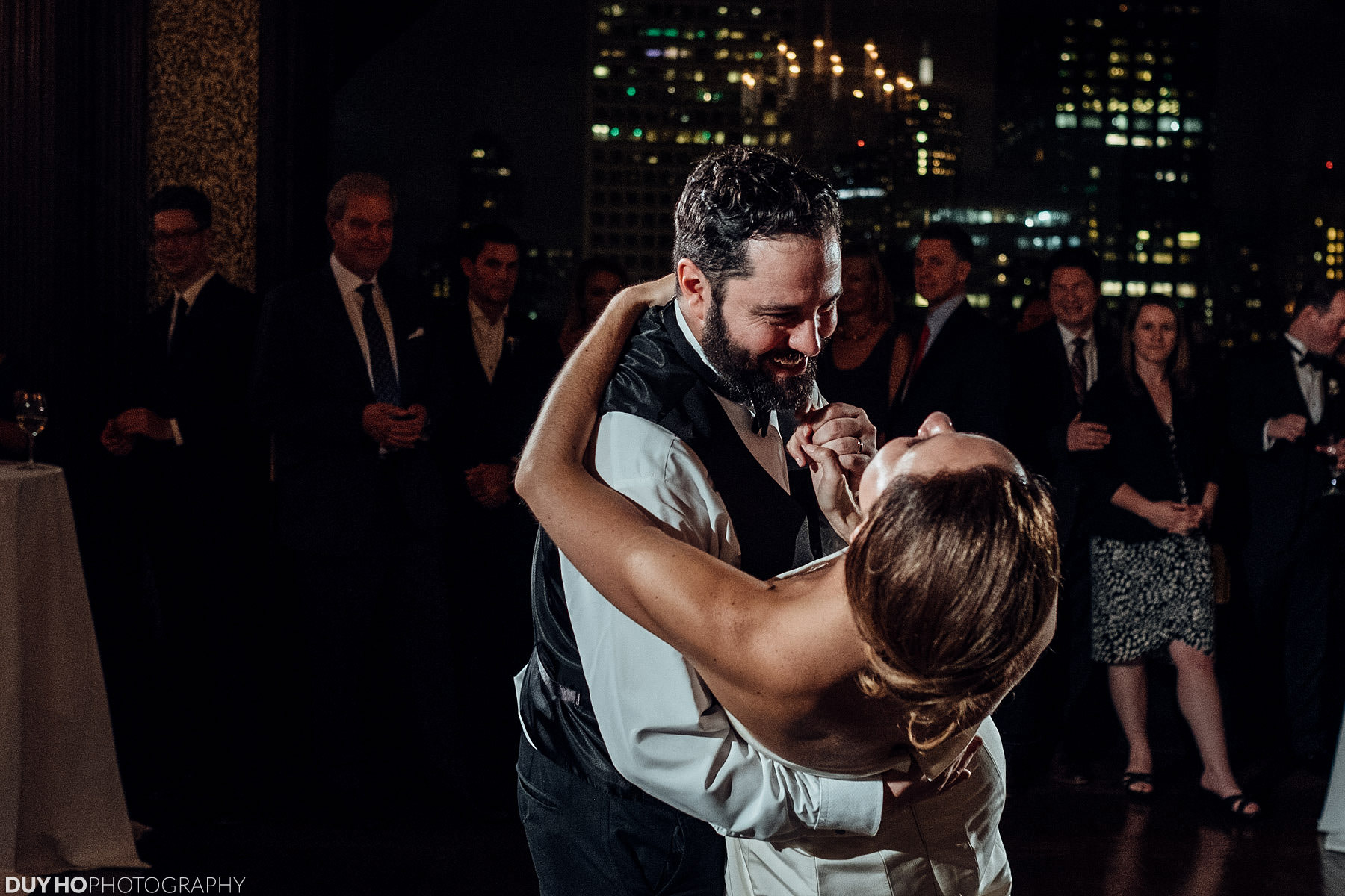 Reception at University Club SF Wedding Photo