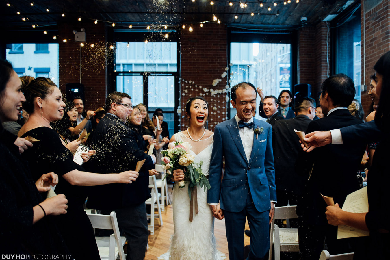 DUMBO Loft wedding photo | Brookyln, New York | Duy Ho Photography