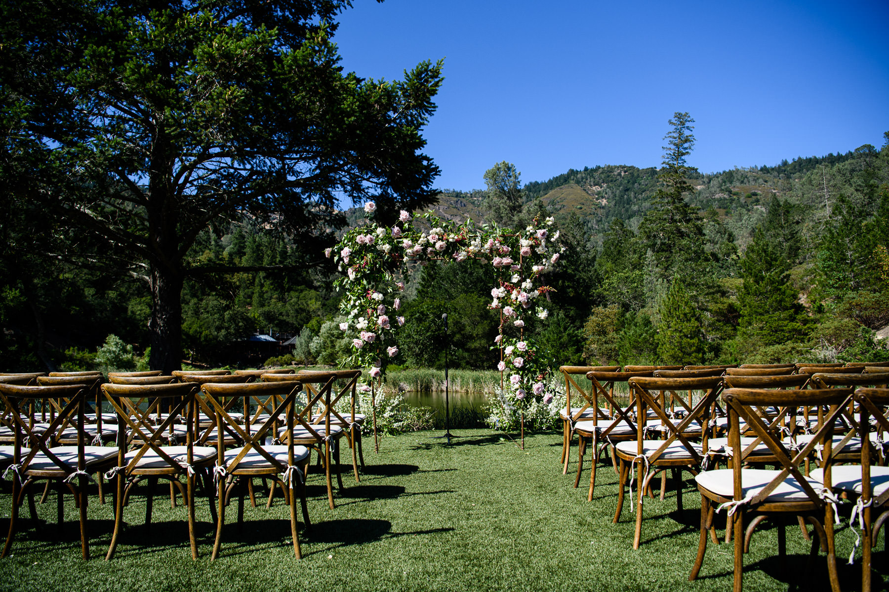 Calistoga Ranch Wedding Ceremony Site