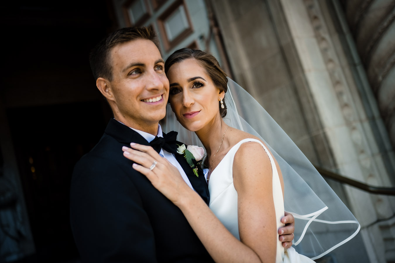 Olympic Club Lakeside Wedding Photo - Portraits at St. Peter & Paul Cathedral