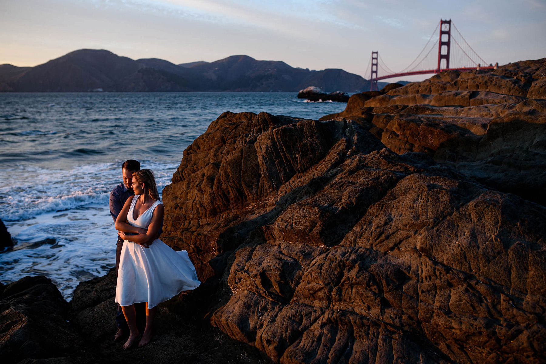 San Francisco Engagement Photography at Baker Beach
