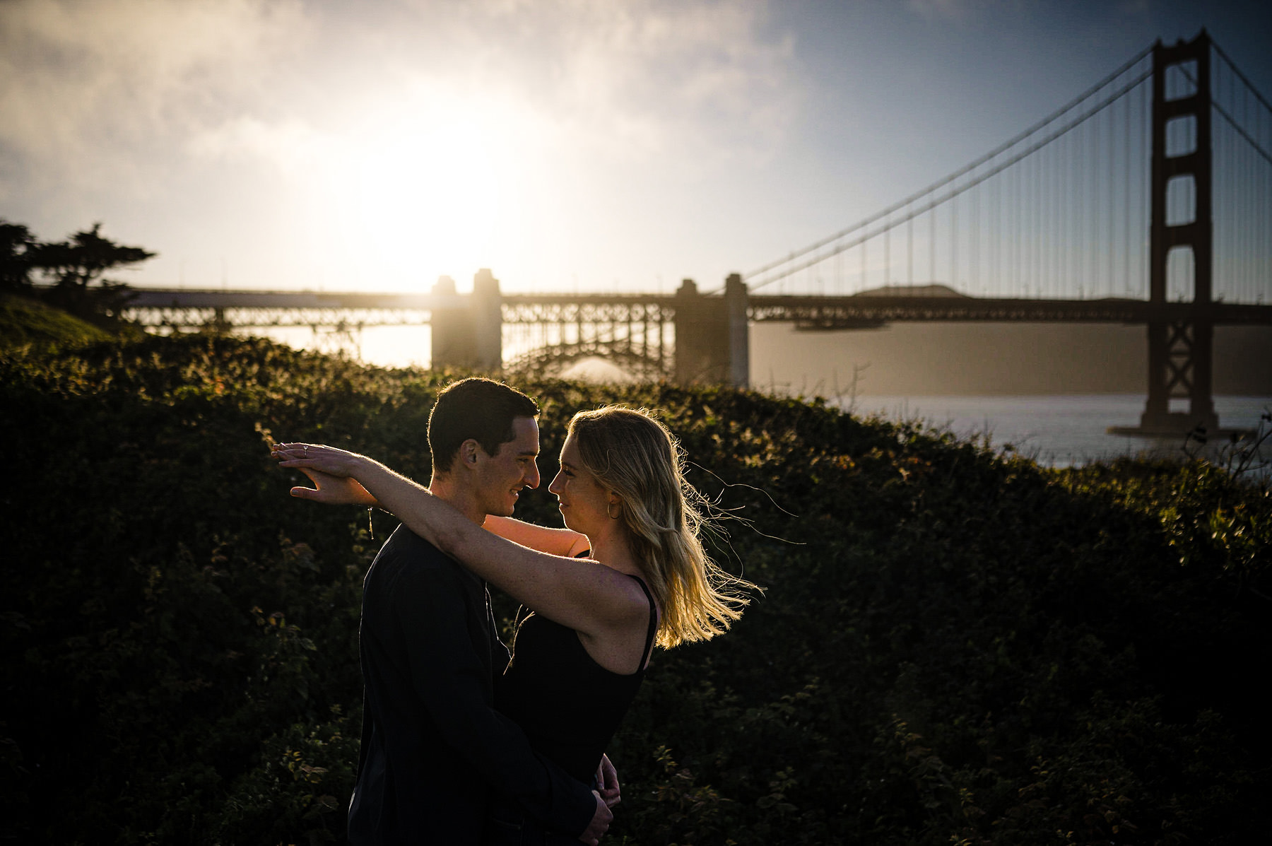 San Francisco Engagement Photography at Golden Gate Bridge