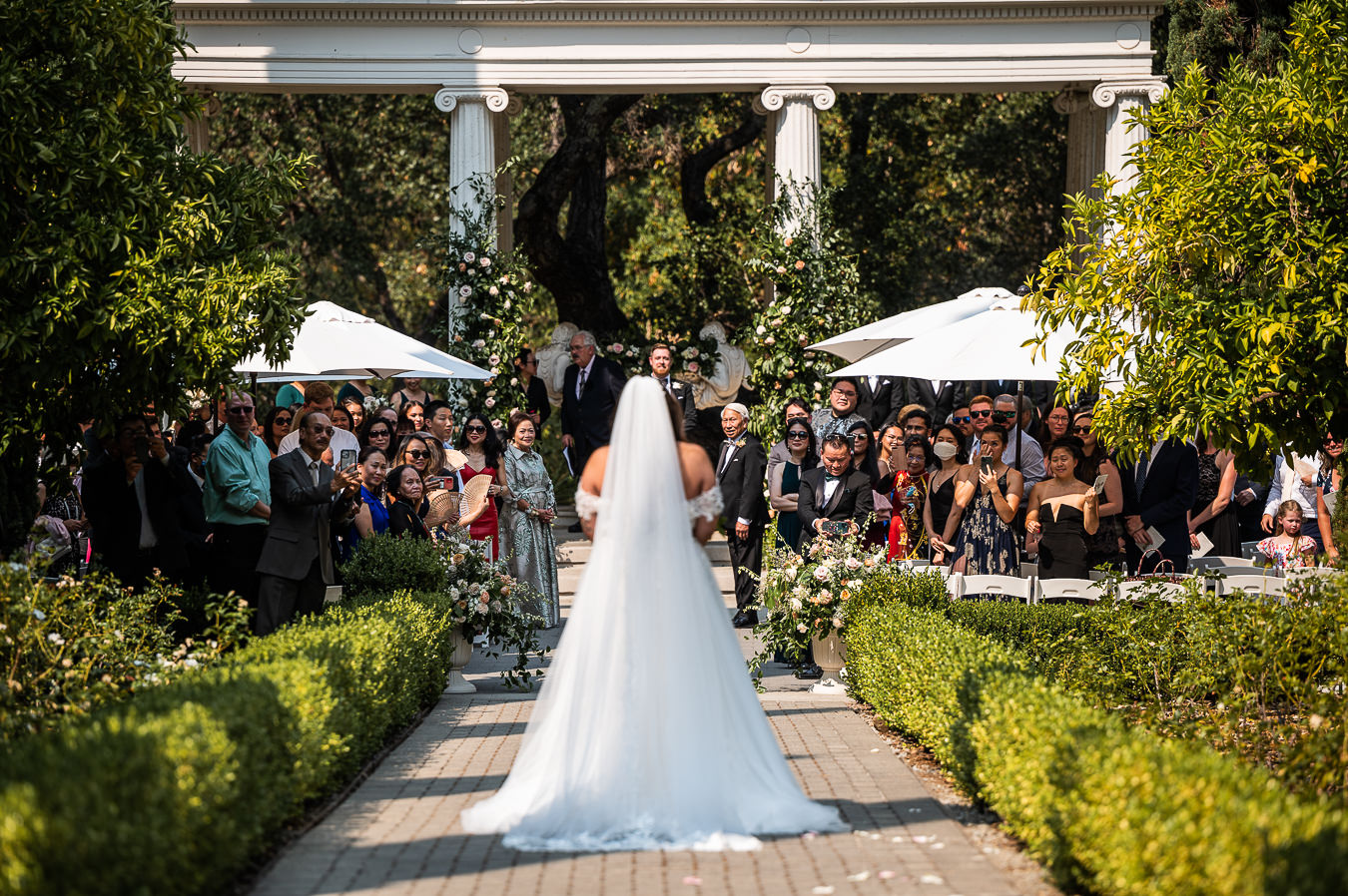 Villa Montalvo Wedding Photo