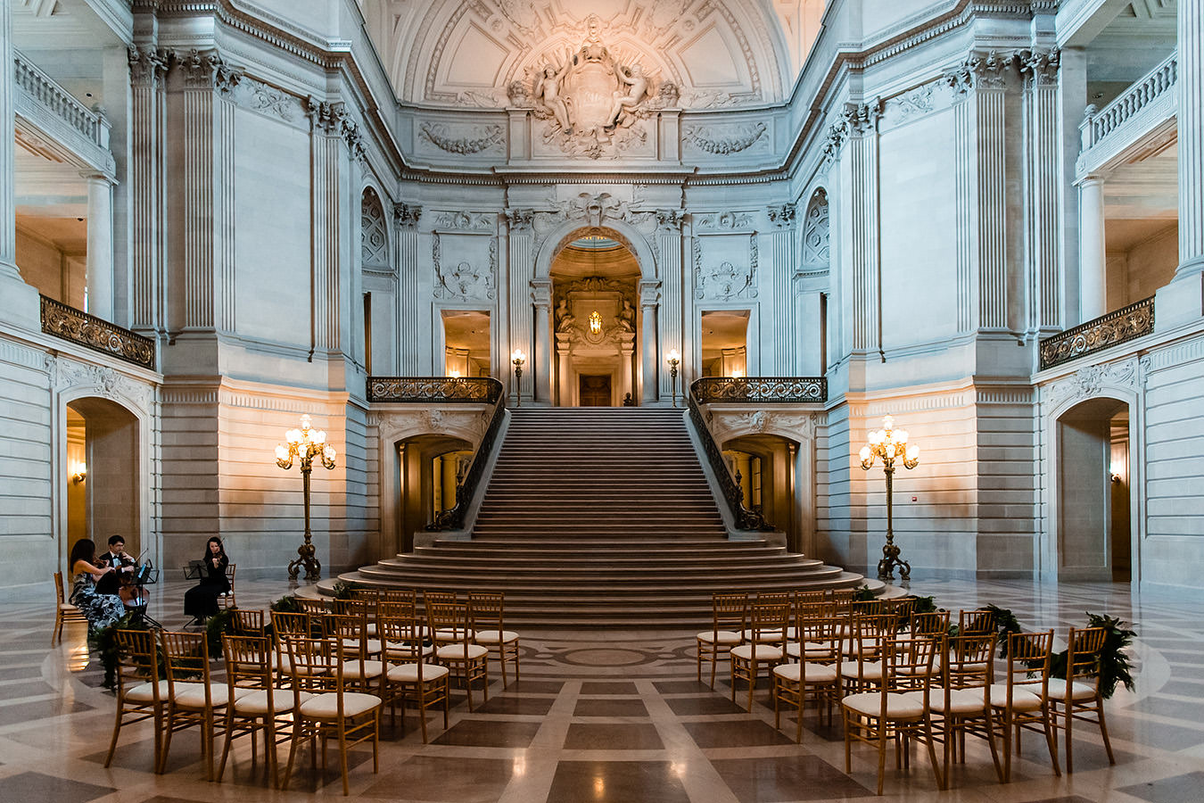 city hall rotunda wedding