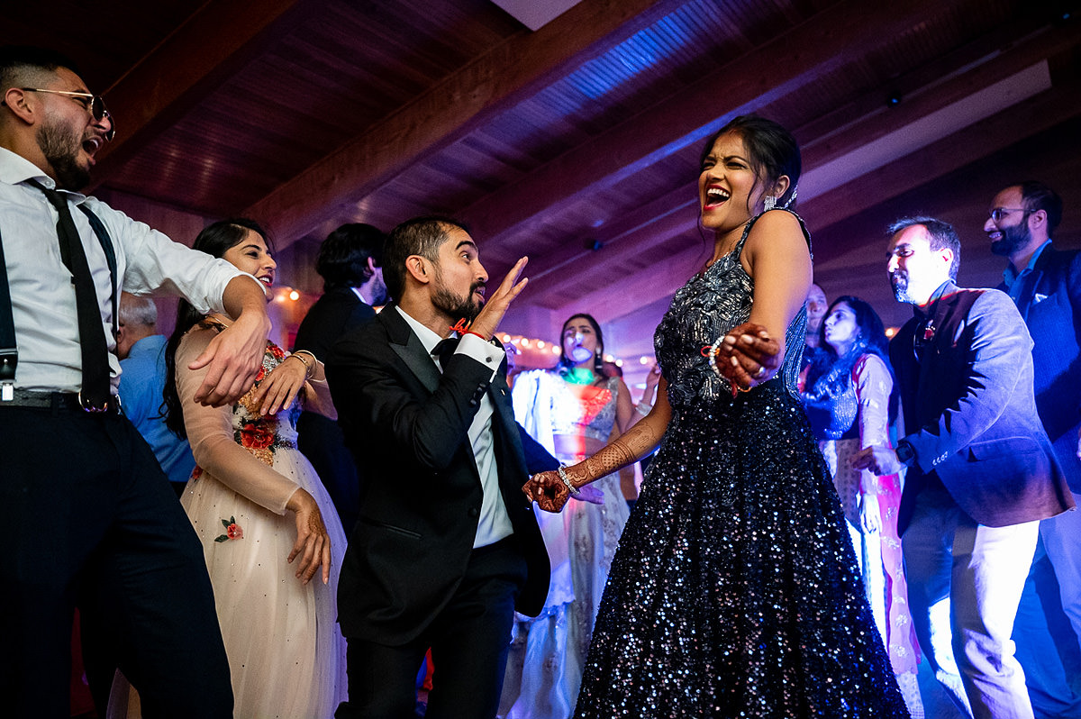 bride and groom dancing at thomas fogarty winery wedding