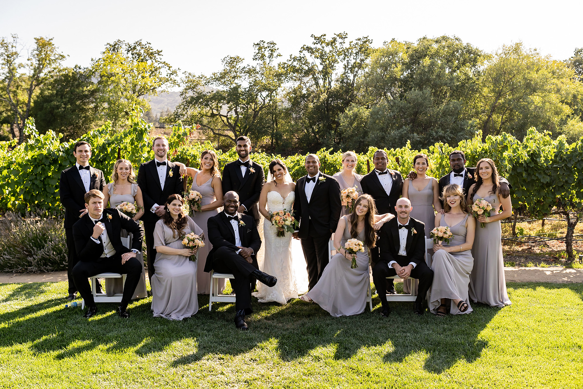Vineyards at The Estate Yountville Wedding Photo by Duy Ho