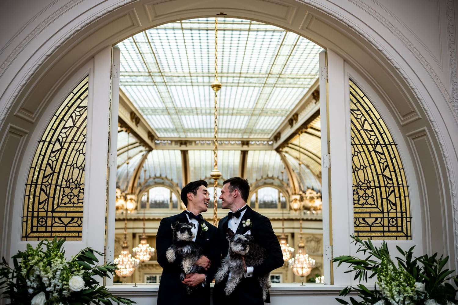 Palace Hotel Wedding Photo in the French Parlor