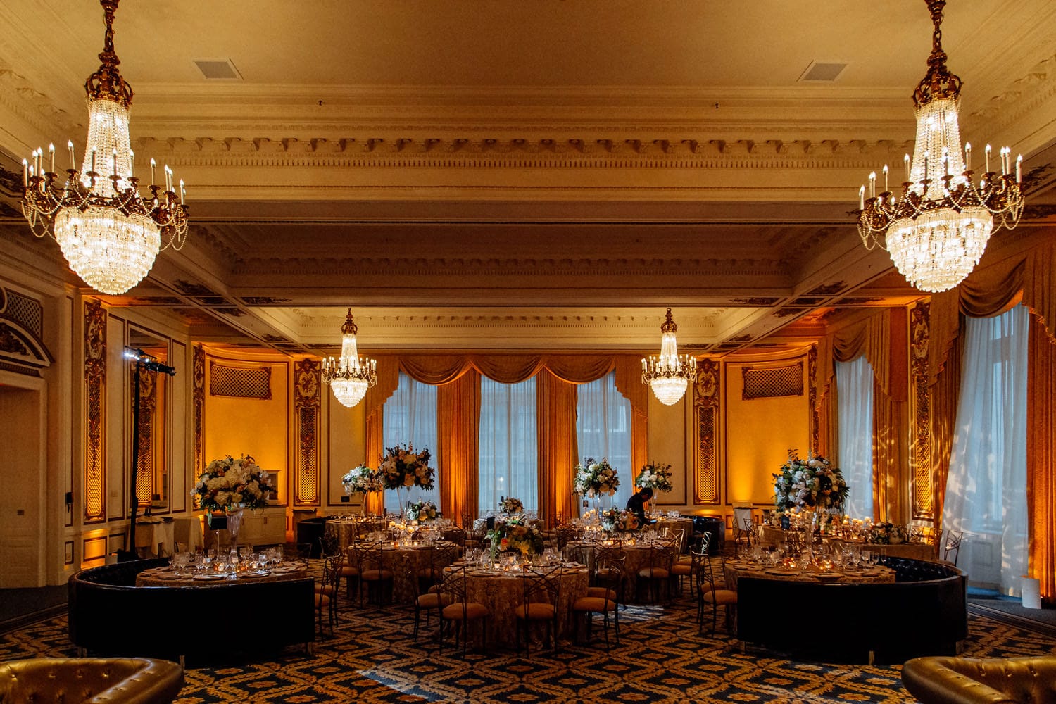 Palace Hotel Wedding Photo in Gold Ballroom