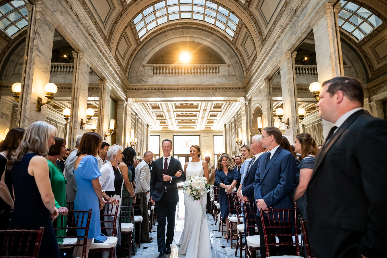 Wedding party portraits near Merchants Exchange Building — Corinna and Matthew San Francisco wedding by Duy Ho