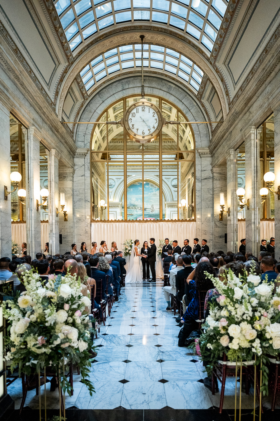 Wedding party portraits near Merchants Exchange Building — Corinna and Matthew San Francisco wedding by Duy Ho