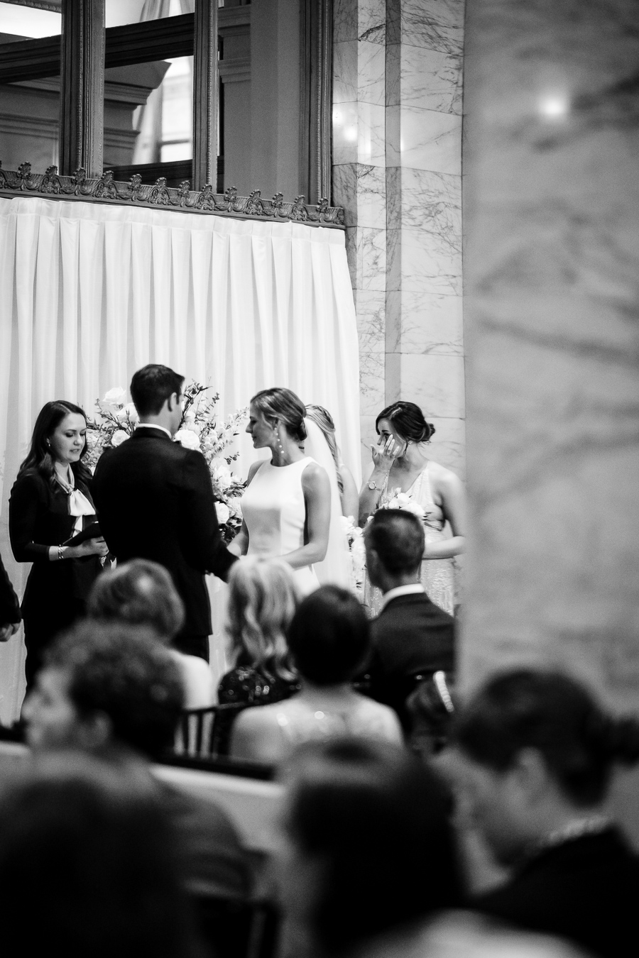 Wedding party portraits near Merchants Exchange Building — Corinna and Matthew San Francisco wedding by Duy Ho