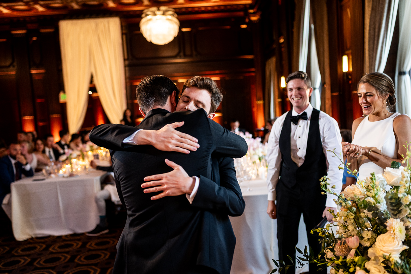 Julia Morgan Ballroom reception — Corinna and Matthew's classic San Francisco wedding by Duy Ho