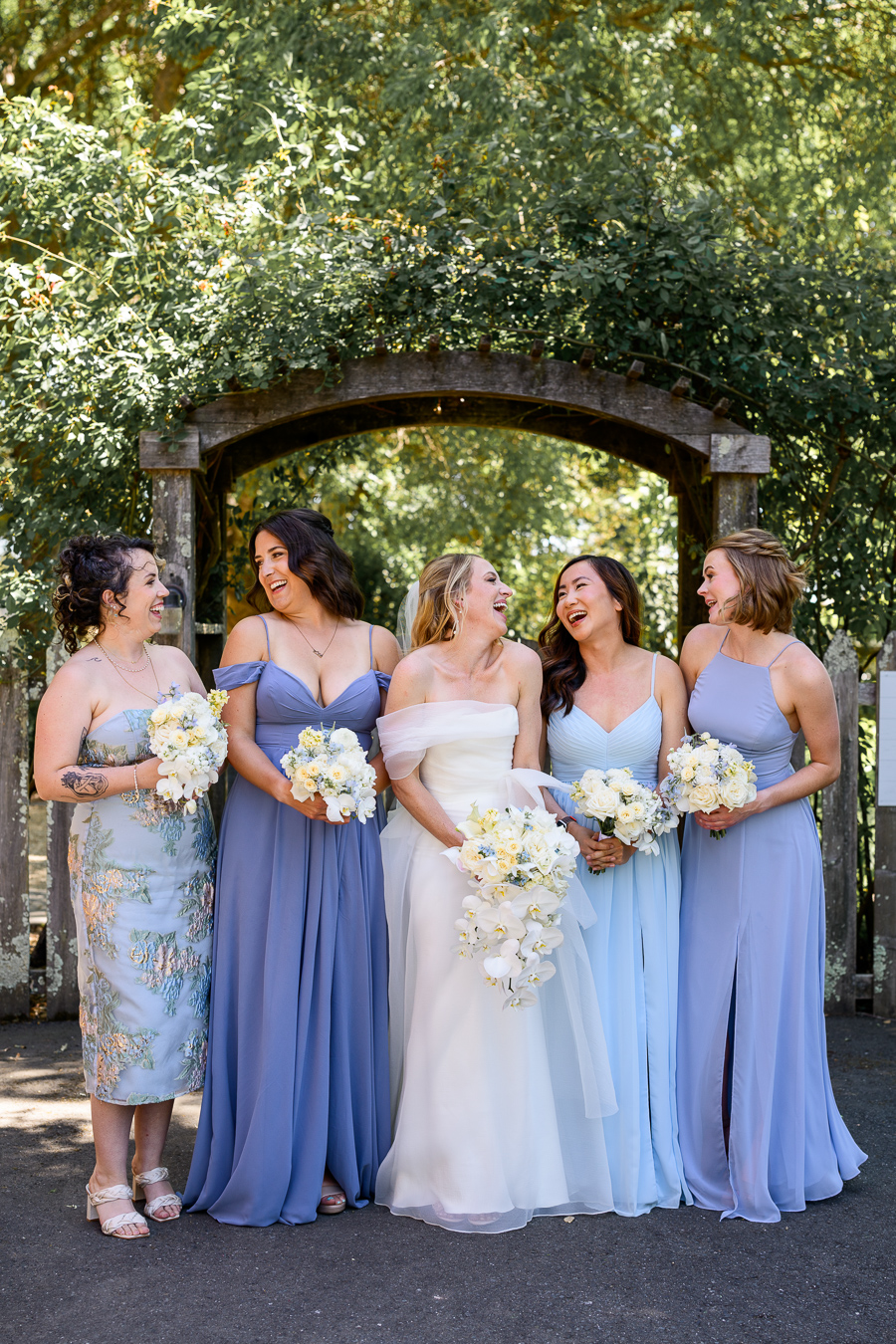Wedding couple portrait at Ru's Farm Healdsburg
