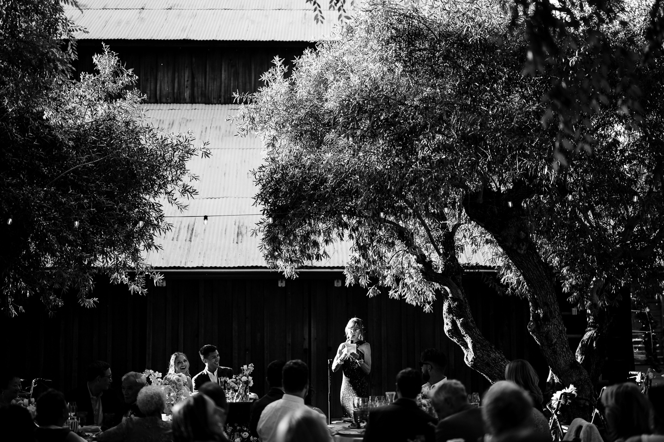 Cocktail hour at Ru's Farm vineyard wedding Healdsburg