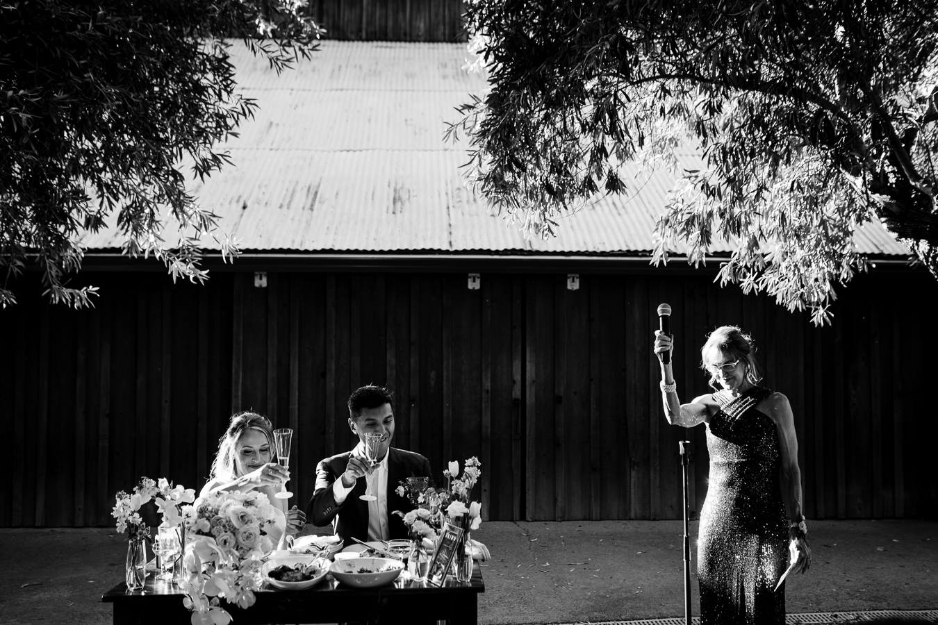 Reception details at Ru's Farm Healdsburg wedding