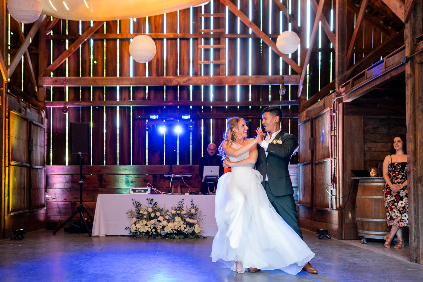 Wedding toast at Ru's Farm Healdsburg Sonoma County