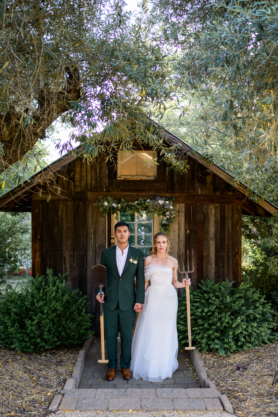 First dance at Ru's Farm barn wedding Healdsburg CA